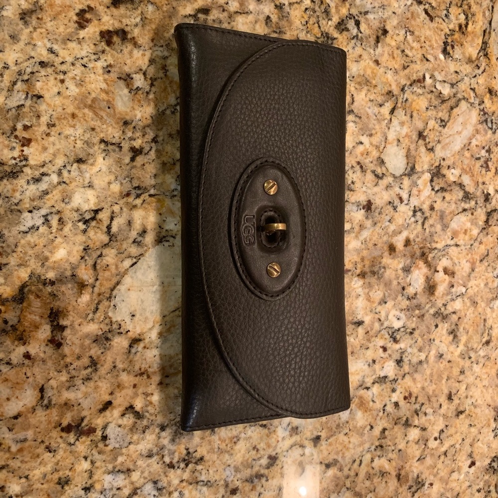 UGG Black Leather Wallet